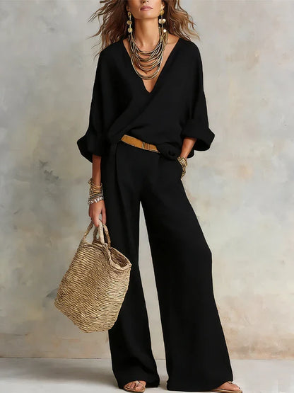 TARA · CONJUNTO RESORT DE LINO NATURAL