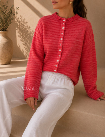 Aitana Cárdigan Holgado de Rayas