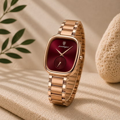 Celeste Reloj Elegante de Acero Inoxidable