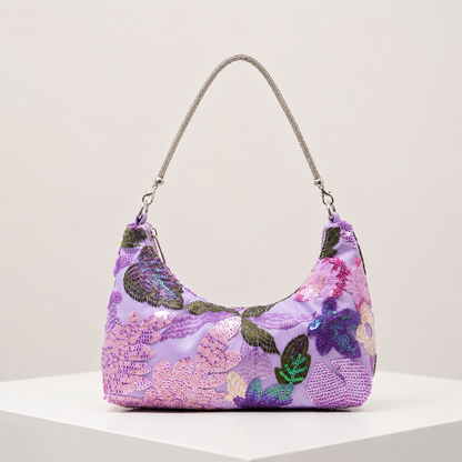 Amalia Bolso Bordado Flores Silvestres