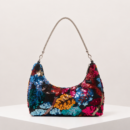 Amalia Bolso Bordado Flores Silvestres