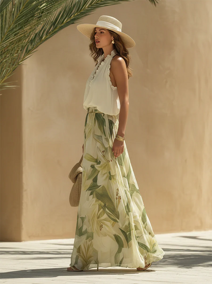 Lyselle™ | Elegante conjunto ligero con estampado floral