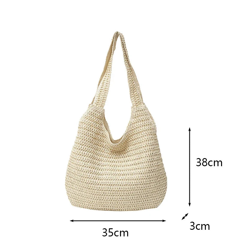 Marina Bolso Tote de Rafia