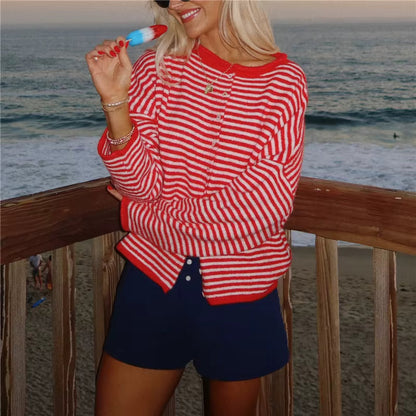 Aitana Cárdigan Holgado de Rayas