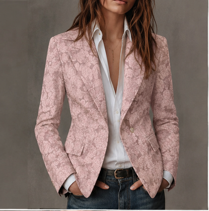 Estelle | Blazer Jacquard Cachemira Ajustado