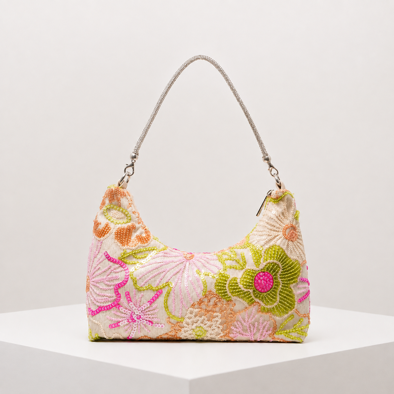 Amalia Bolso Bordado Flores Silvestres