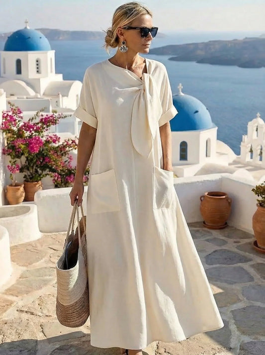 Fleur™ Vestido elegante con bolsillos