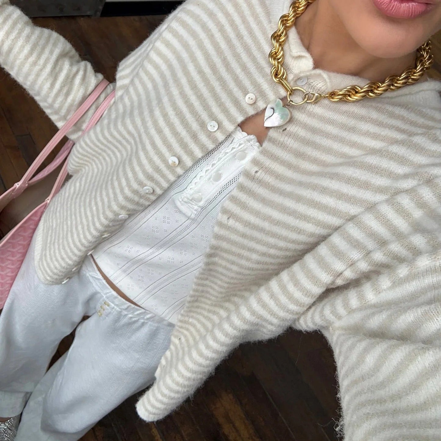Aitana Cárdigan Holgado de Rayas
