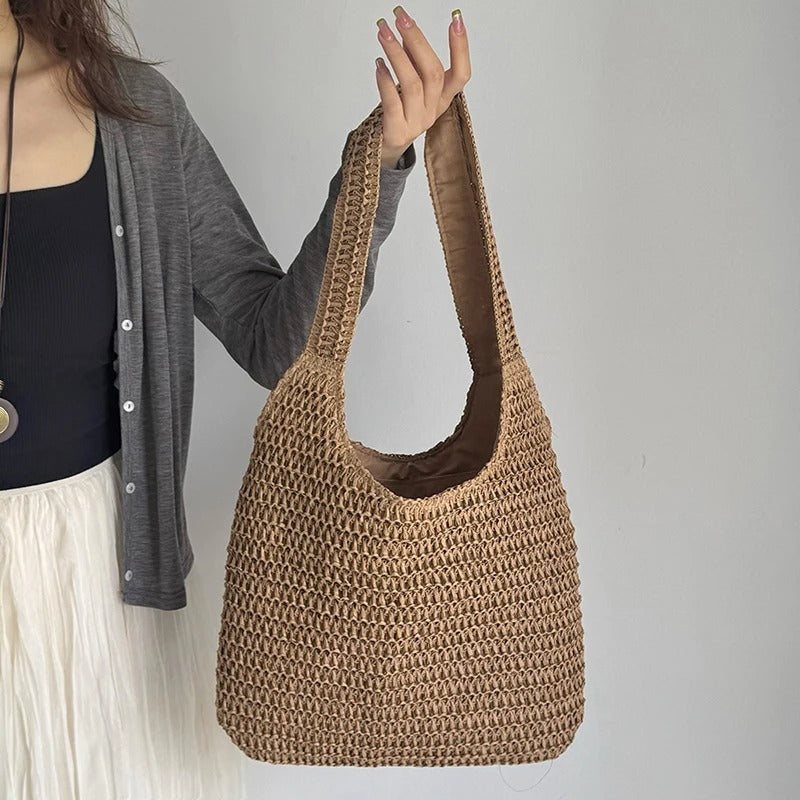 Marina Bolso Tote de Rafia