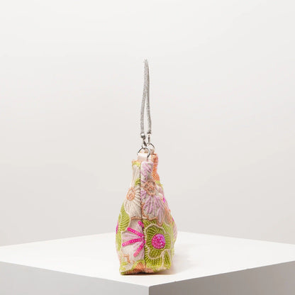 Amalia Bolso Bordado Flores Silvestres