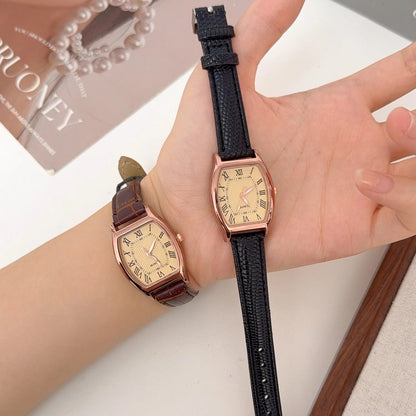 Aurelia Reloj Vintage con Correa de Cuero