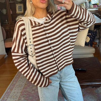 Aitana Cárdigan Holgado de Rayas