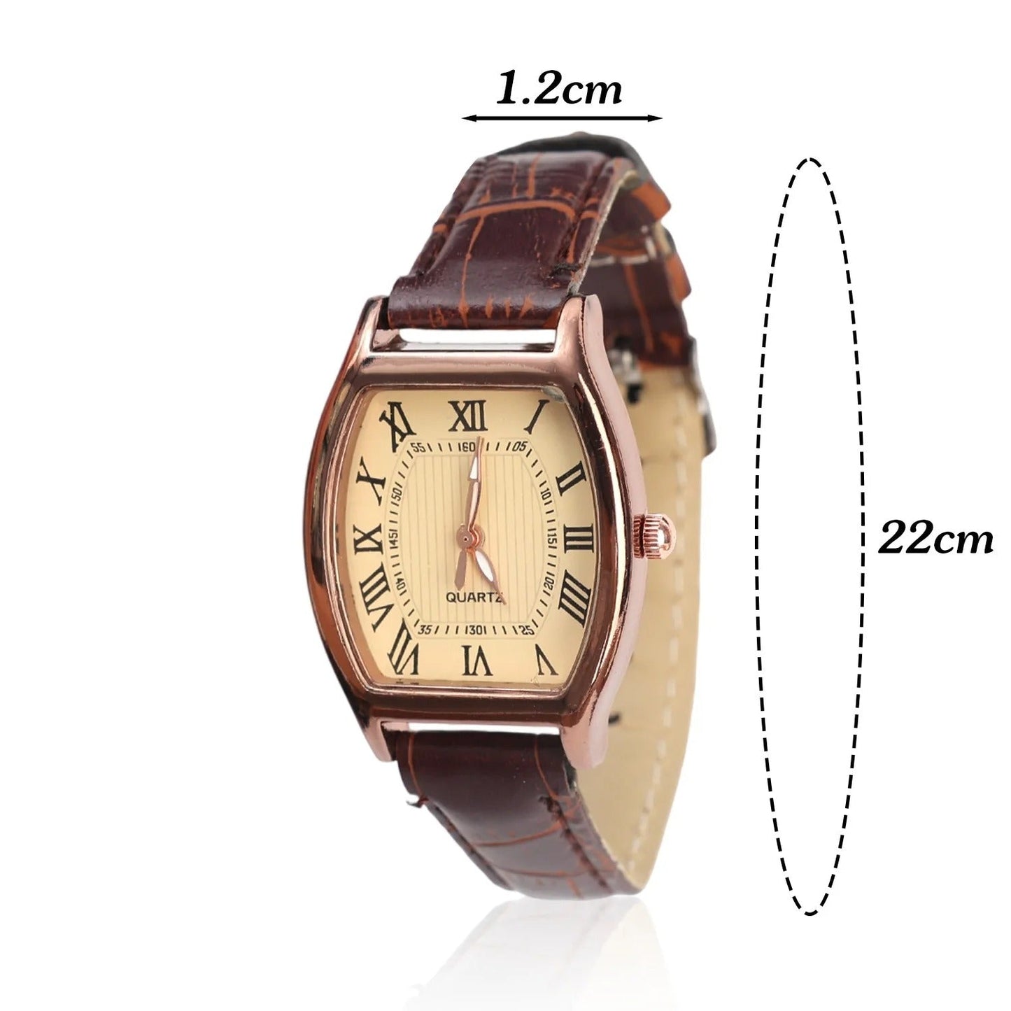 Aurelia Reloj Vintage con Correa de Cuero