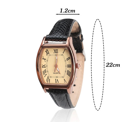 Aurelia Reloj Vintage con Correa de Cuero