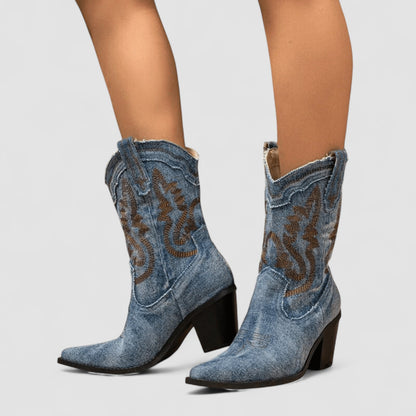 Cayetana | Botines Camperos Bordados