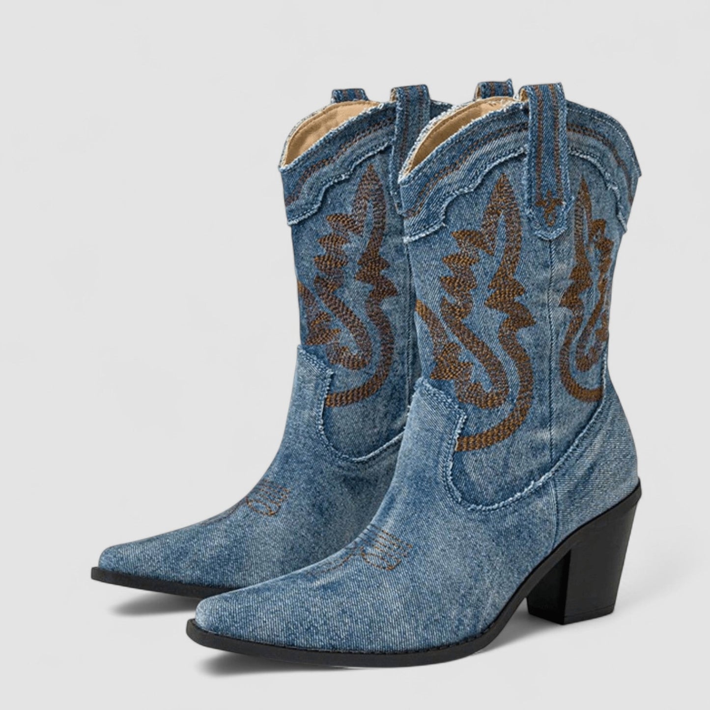 Cayetana | Botines Camperos Bordados