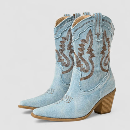 Cayetana | Botines Camperos Bordados