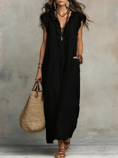 Esperanza | Vestido Largo Bohemio Fluido