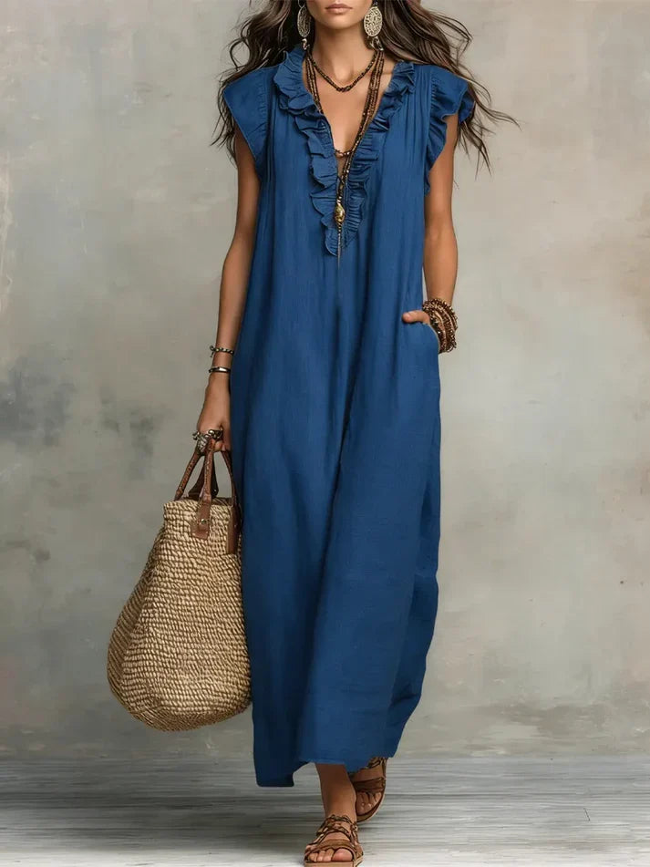 Esperanza | Vestido Largo Bohemio Fluido