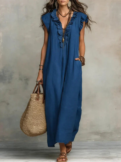 Esperanza | Vestido Largo Bohemio Fluido