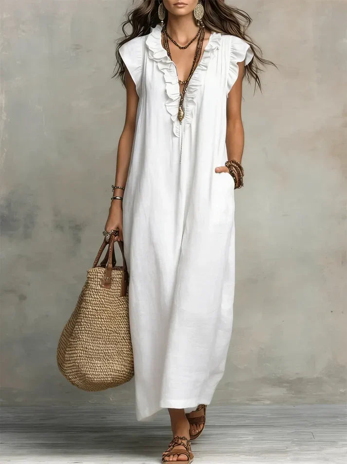 Esperanza | Vestido Largo Bohemio Fluido